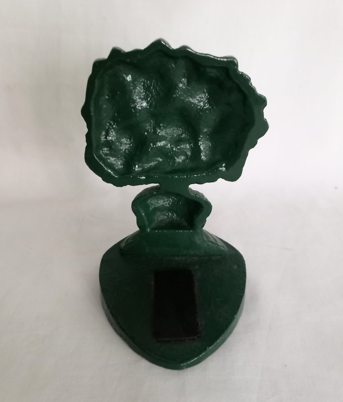 1990s cast iron apple tree door stop