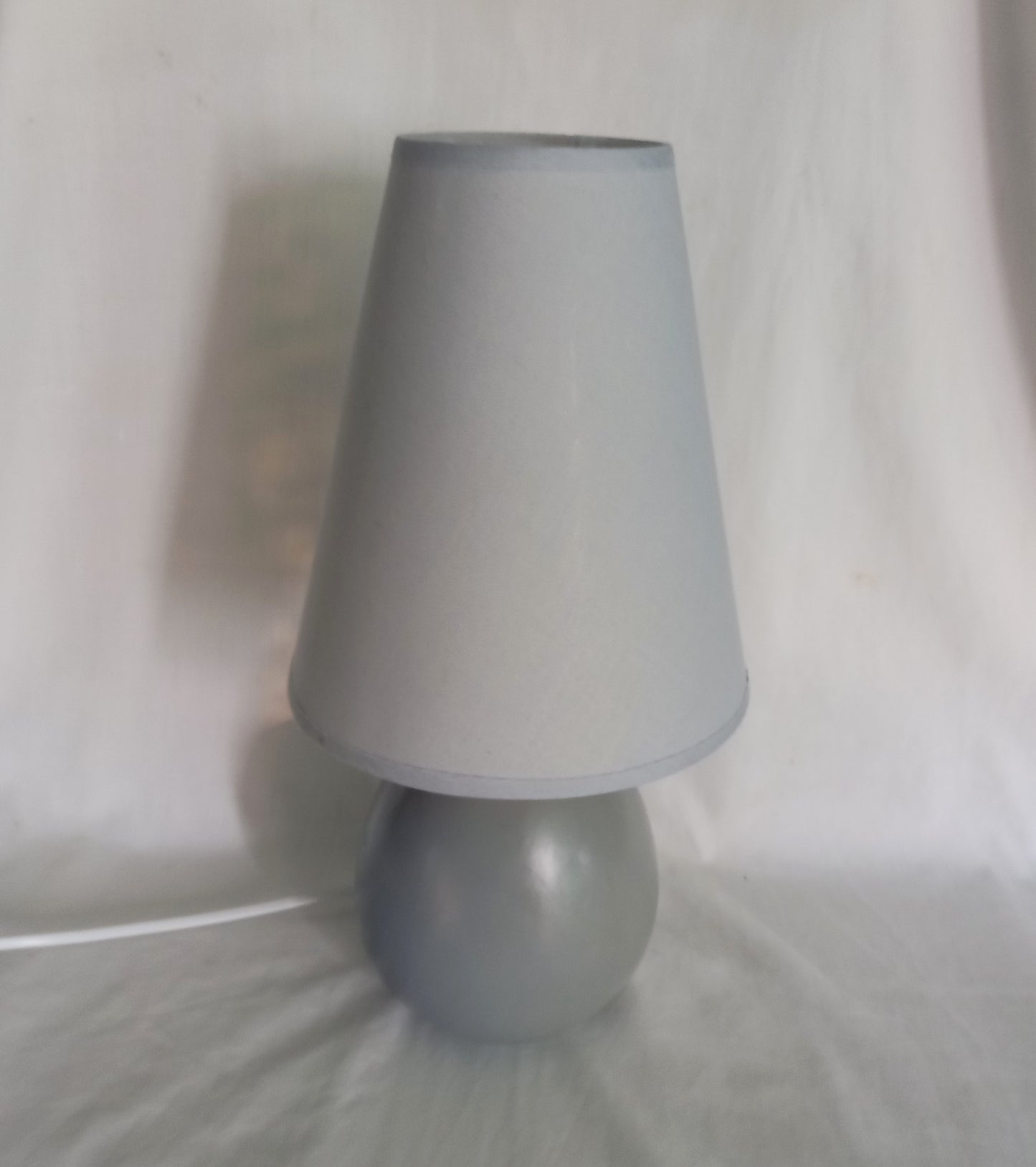 2004 Servlite blue table lamp with matching shade