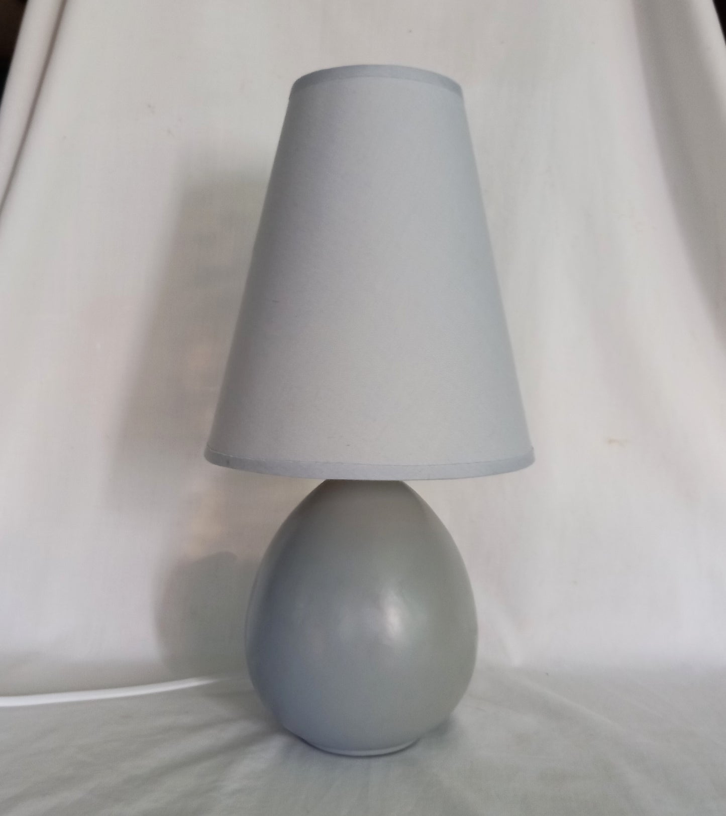 2004 Servlite blue table lamp with matching shade