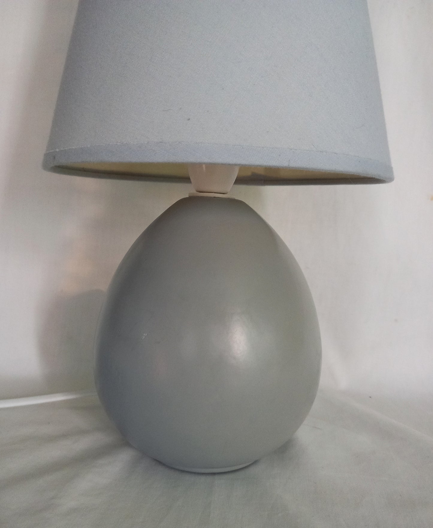 2004 Servlite blue table lamp with matching shade