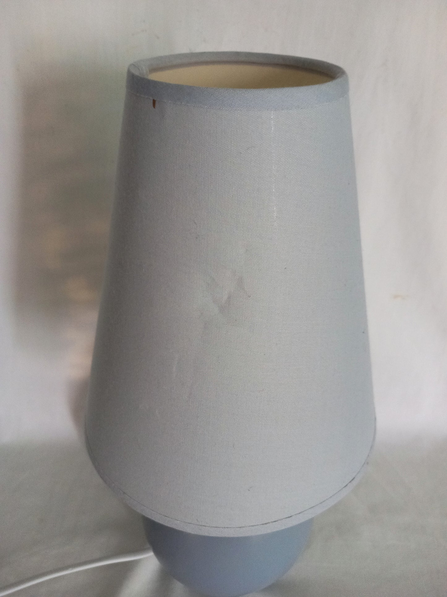2004 Servlite blue table lamp with matching shade