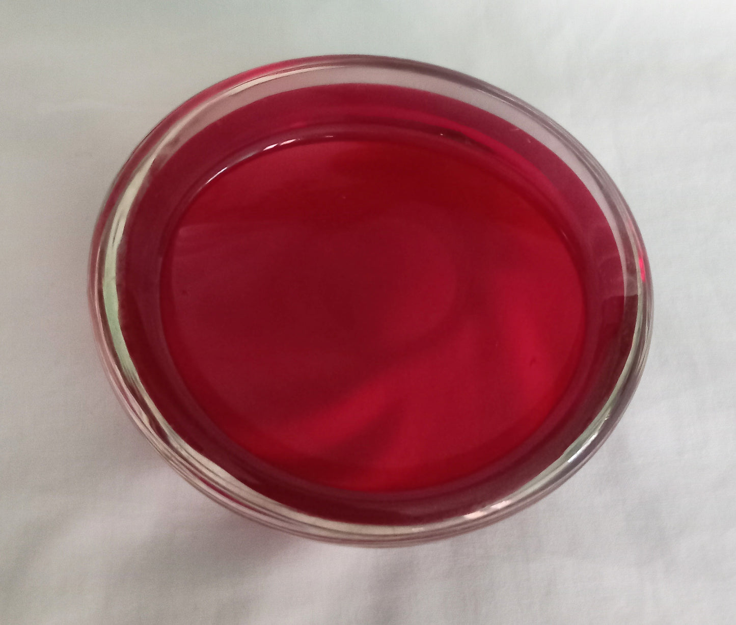 Whitefriars #9514 ruby red Off Centre cased glass bowl