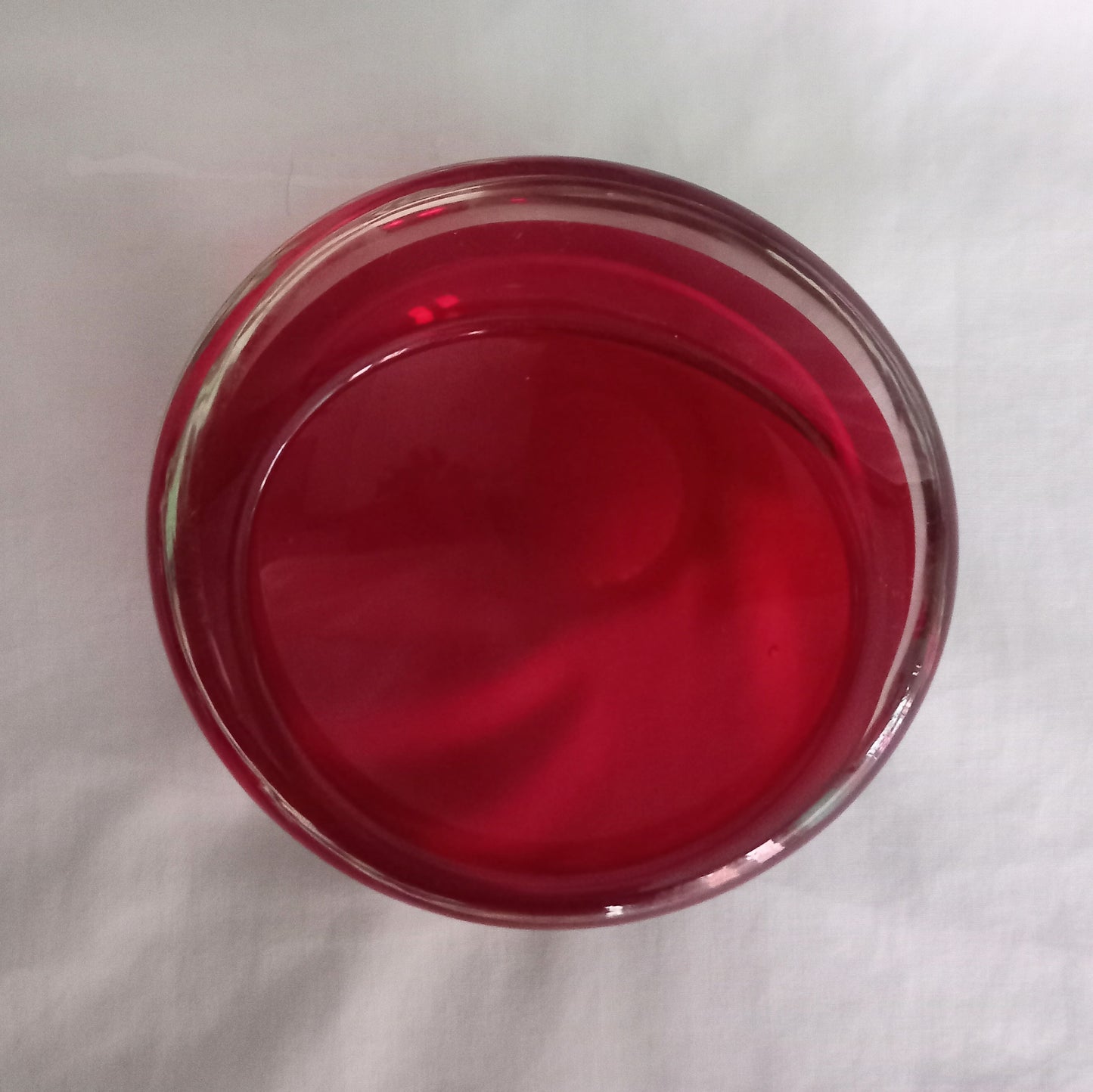 Whitefriars #9514 ruby red Off Centre cased glass bowl
