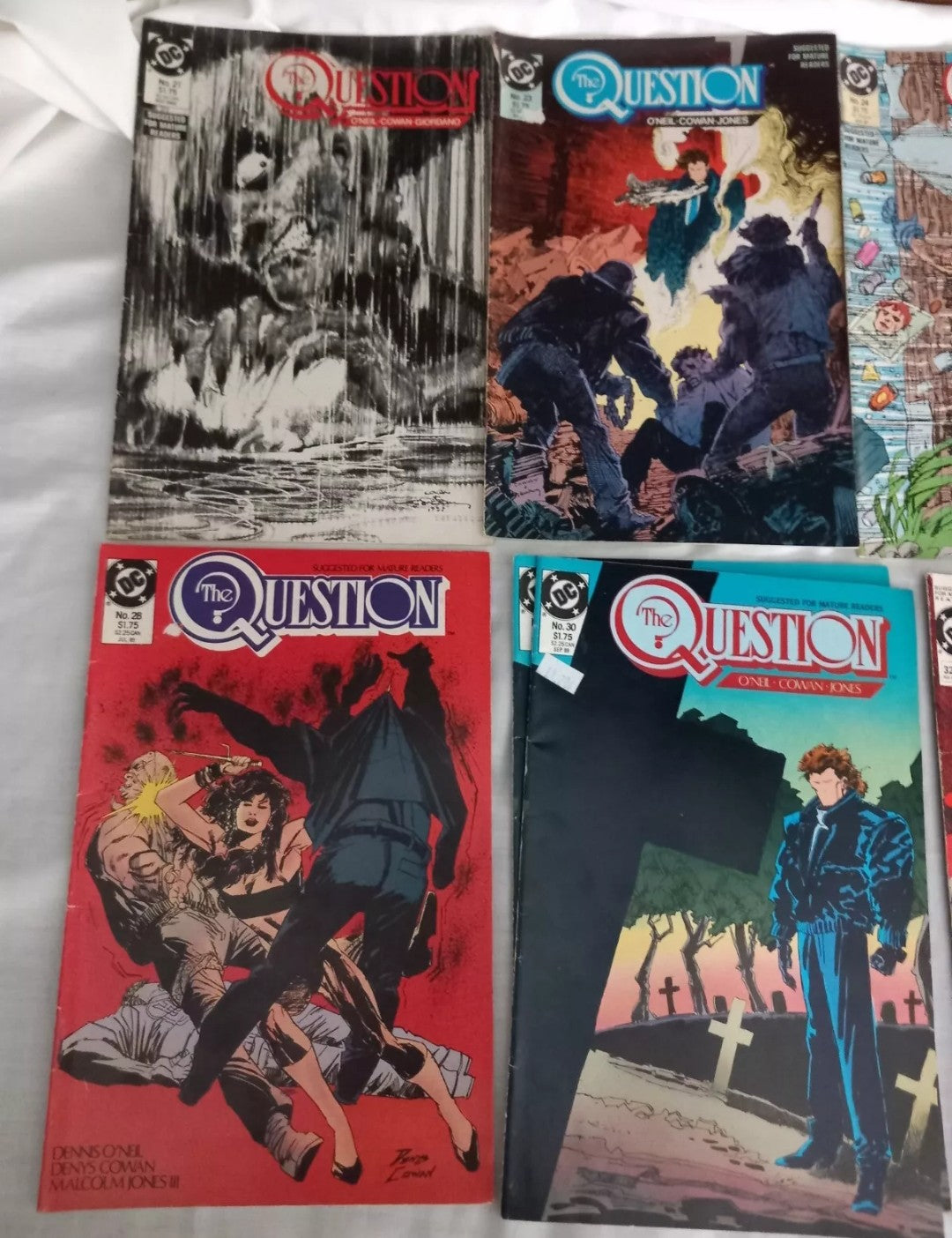 The Question DC Comics 1988 #21 23-26 28 30 32 & Annual 2 1989 job lot