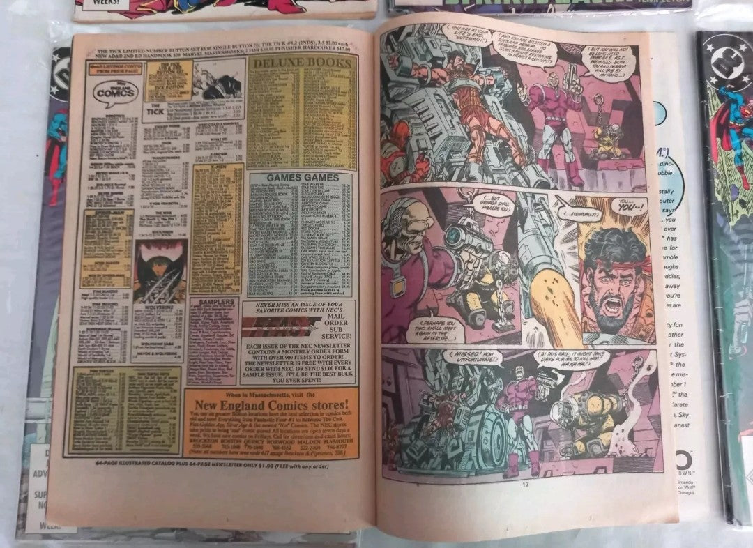 Superman #29 32 34 Adventures Of Superman #452 457 458 DC Comics 1989