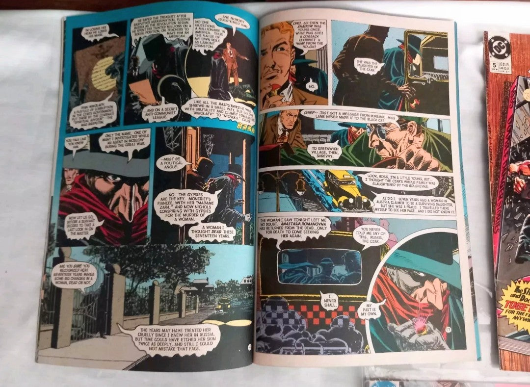 The Shadow Strikes DC Comics 1989 #2 4 & Annual 1989 comic lot
