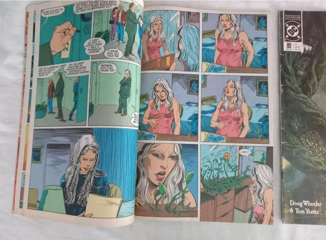 Swamp Thing #5 & 89 DC Comics 1989