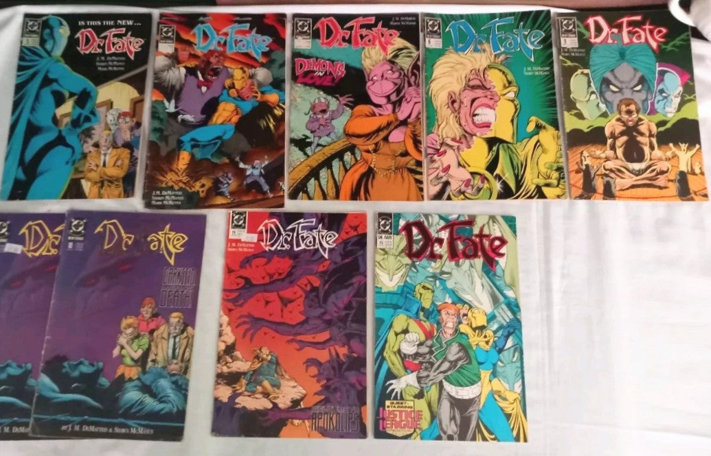 Dr Fate #5 6 7 8 9 10 11 15 DC Comics 1989 10 Comic Lot