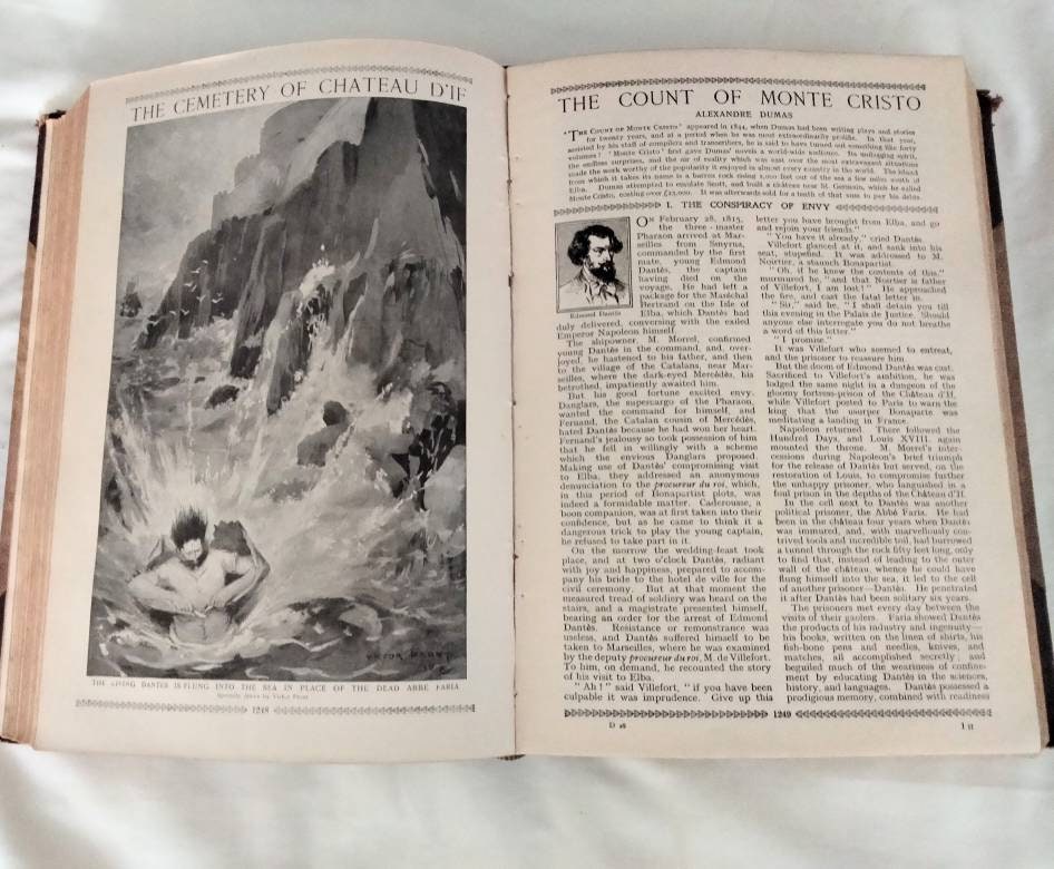 Large 1930s illustrated vintage book World's Great Books 2