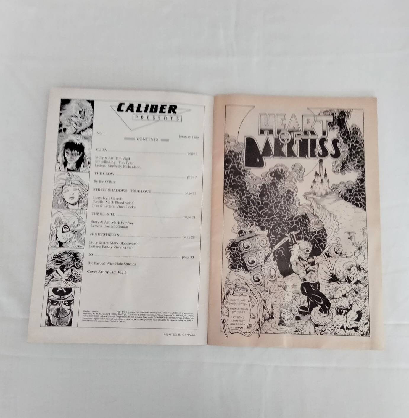 Caliber Presents #1 (First Crow Appearance) first issue 1989
