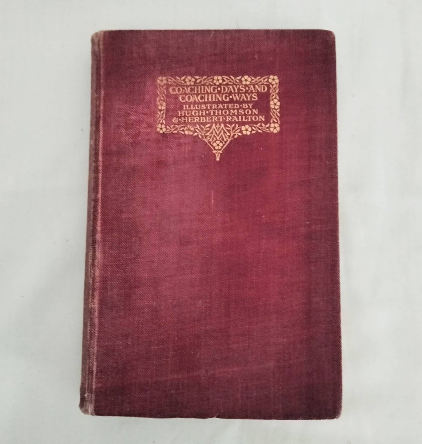 Coaching Days And Coaching Ways by W Outram Tristan 1906 antique book