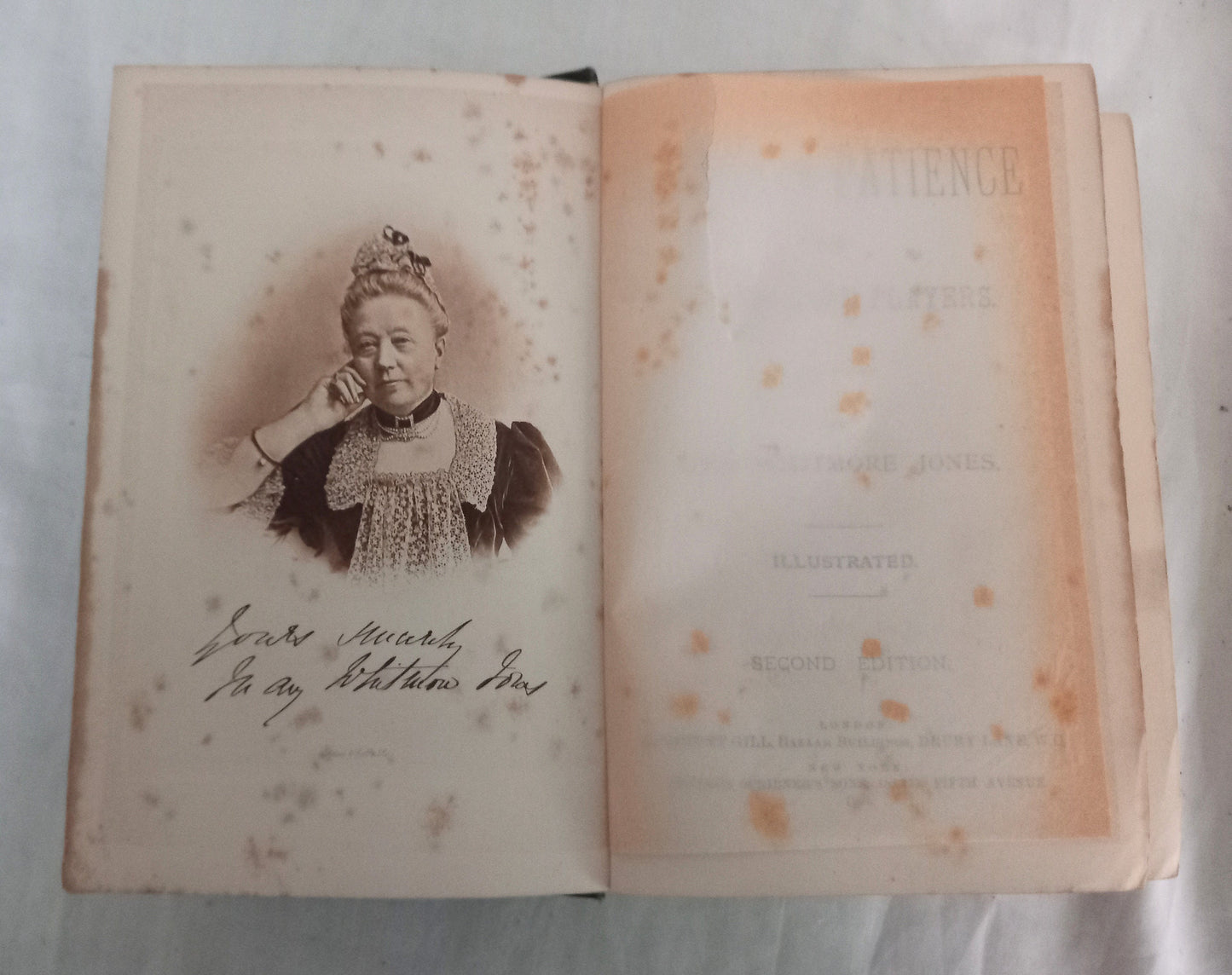 Antique Edwardian Book Games of Patience By Miss Whitmore Jones