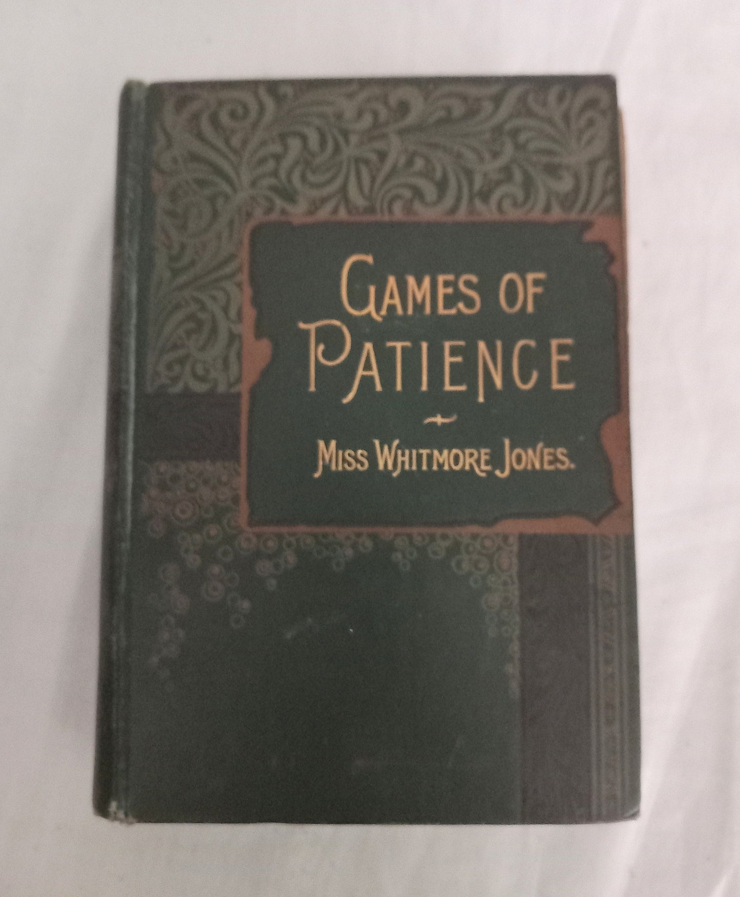 Antique Edwardian Book Games of Patience By Miss Whitmore Jones