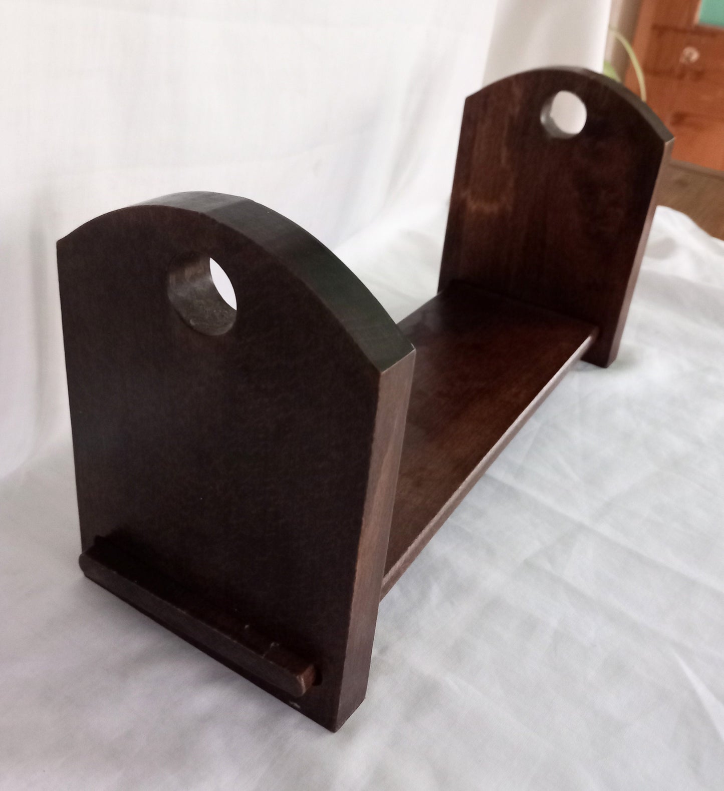 C1940s Hand Made Wooden Bookstand Shelf
