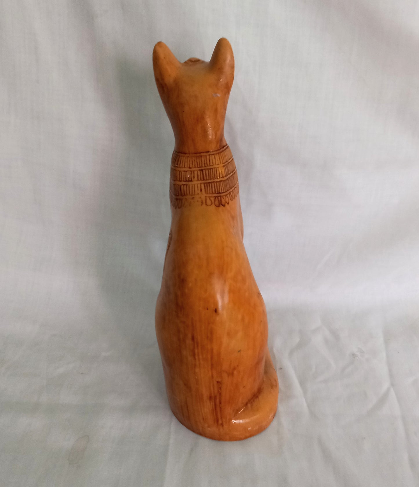 Large Resin Seated Cat Egyptian Pharaoh Bast Statue