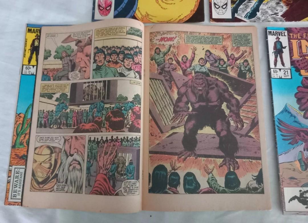 The Further Adventures Of Indiana Jones Marvel Comics 1992 #2 18 and 21