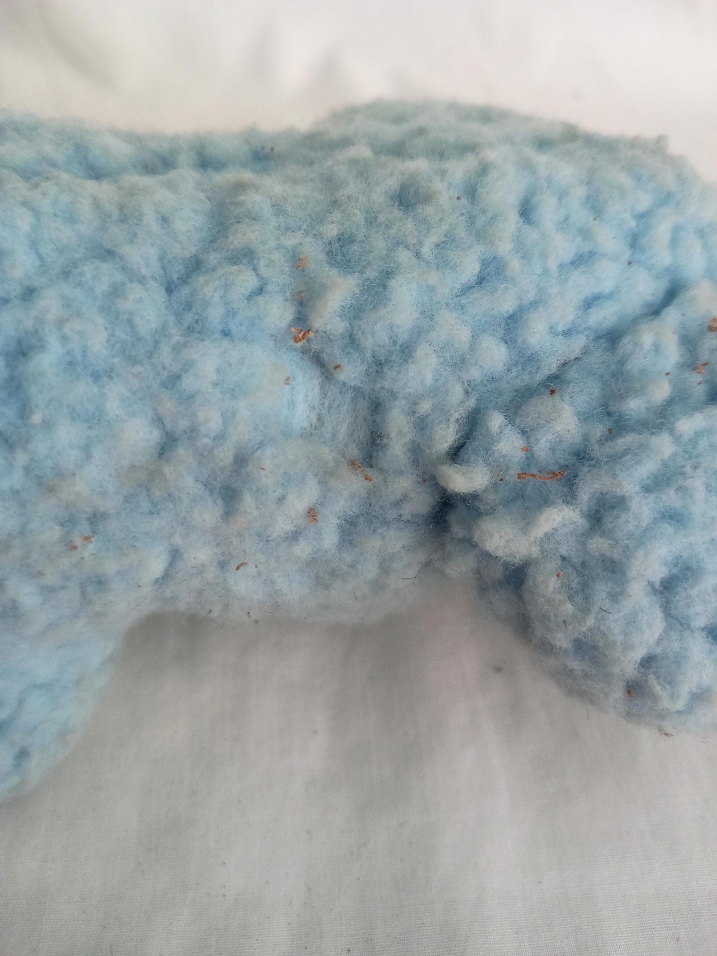 Hand made c1960s blue teddy bear stuffed toy