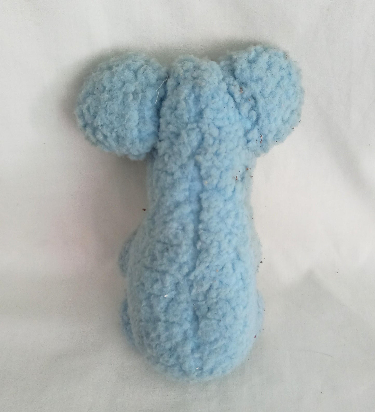 Hand made c1960s blue teddy bear stuffed toy