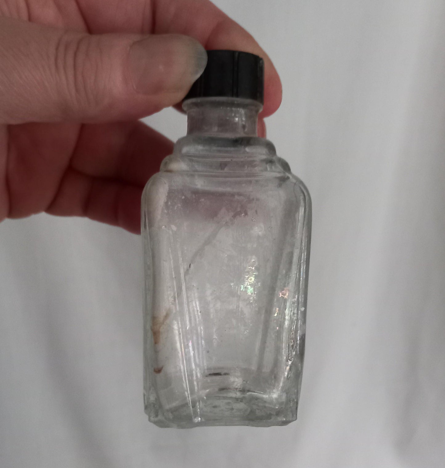 Collection of 11 early 20th century art deco glass bottles