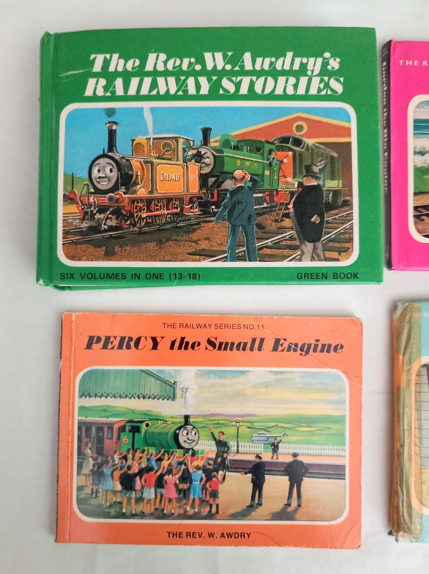 Rev W Awdry Railway Stories 1980s vintage book bundle 2 8 11 13-18 (Thomas The Tank Engine)