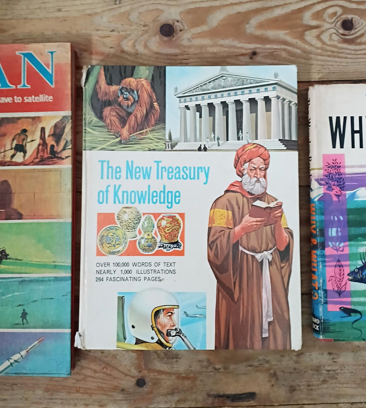 3 mid century large hardback illustrated coffee table books