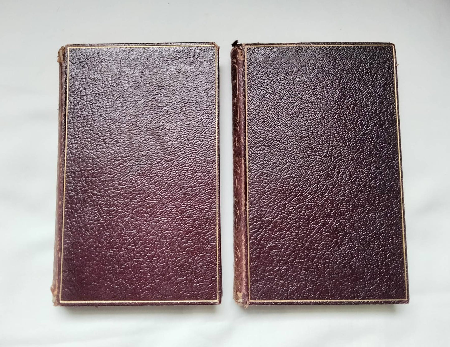 Vintage book set Daniel Deronda by George Eliot 1911 leather bound in two volumes