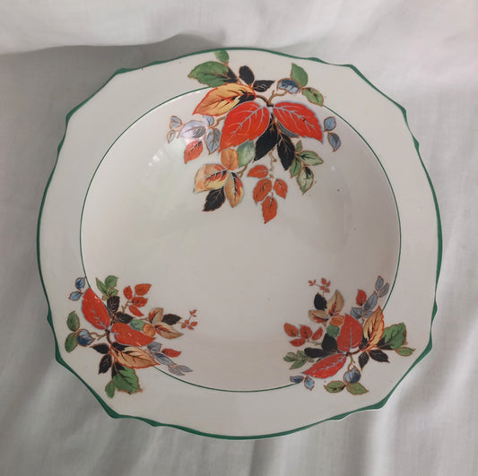 Art Deco James Kent Autumn Tints Large Serving Bowl