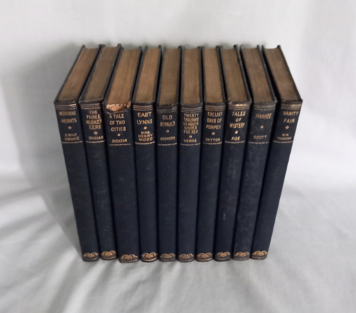 The People's Home Library vintage 10 book classic novel set