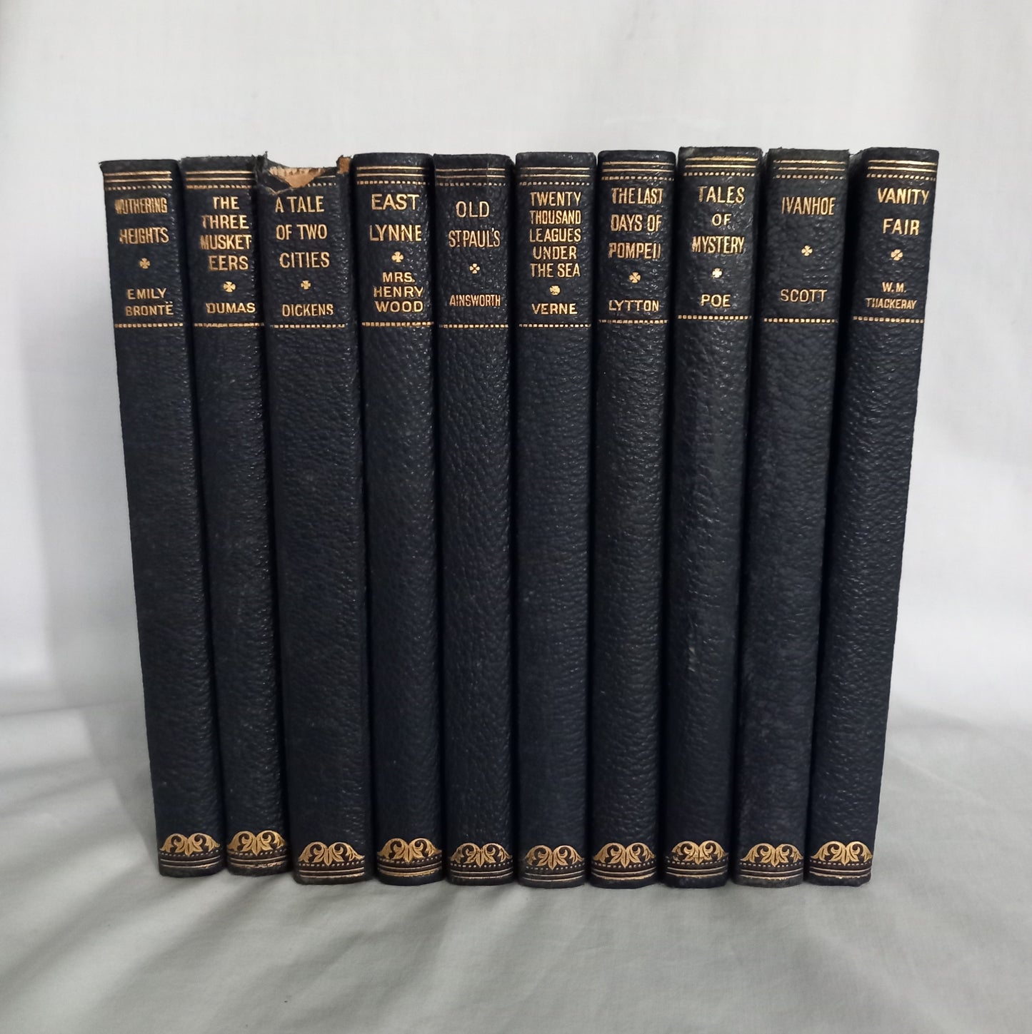The People's Home Library vintage 10 book classic novel set