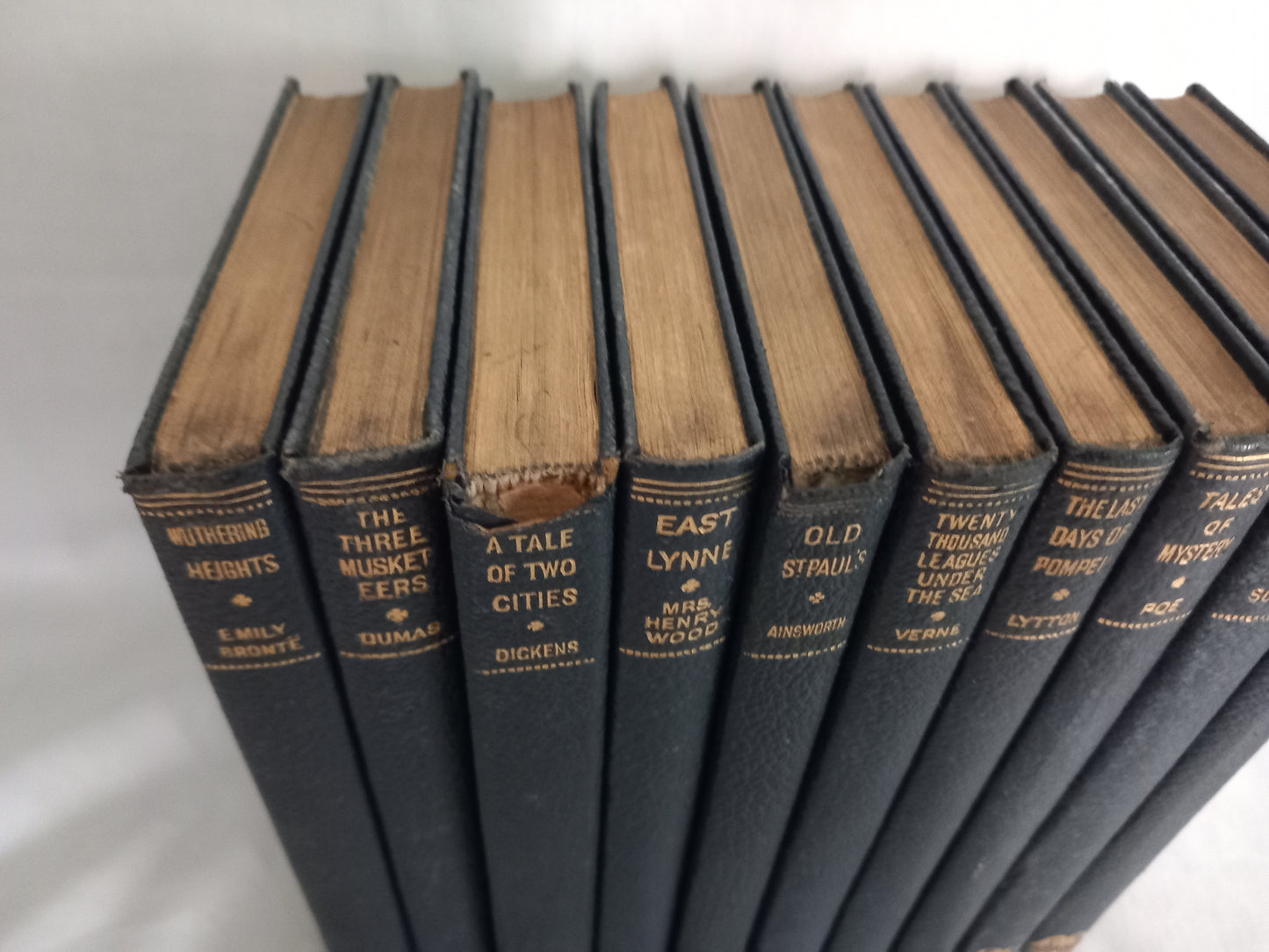 The People's Home Library vintage 10 book classic novel set