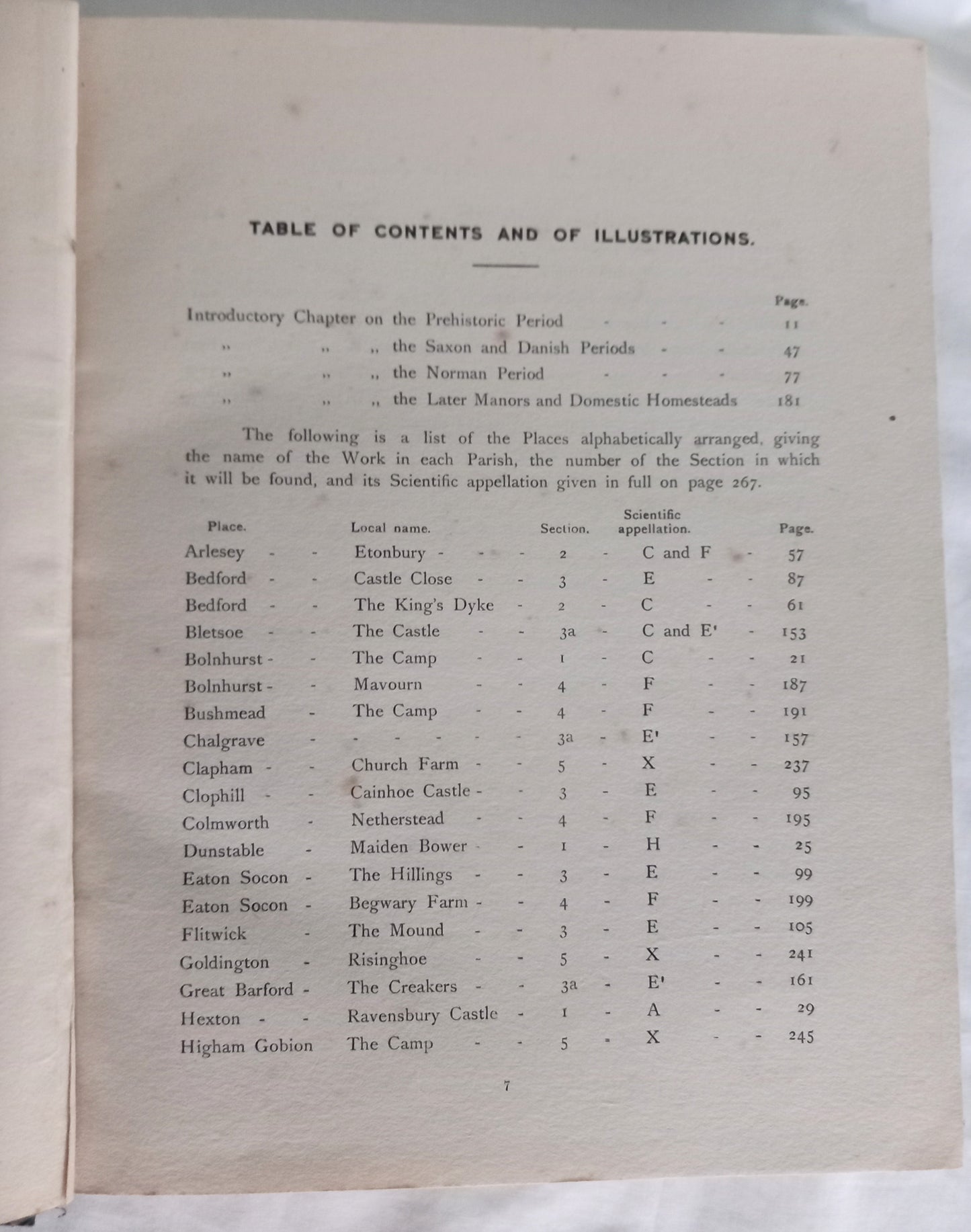 Rare book Earthworks Of Bedfordshire by Beauchamp Wadmore 1920 Illustrated