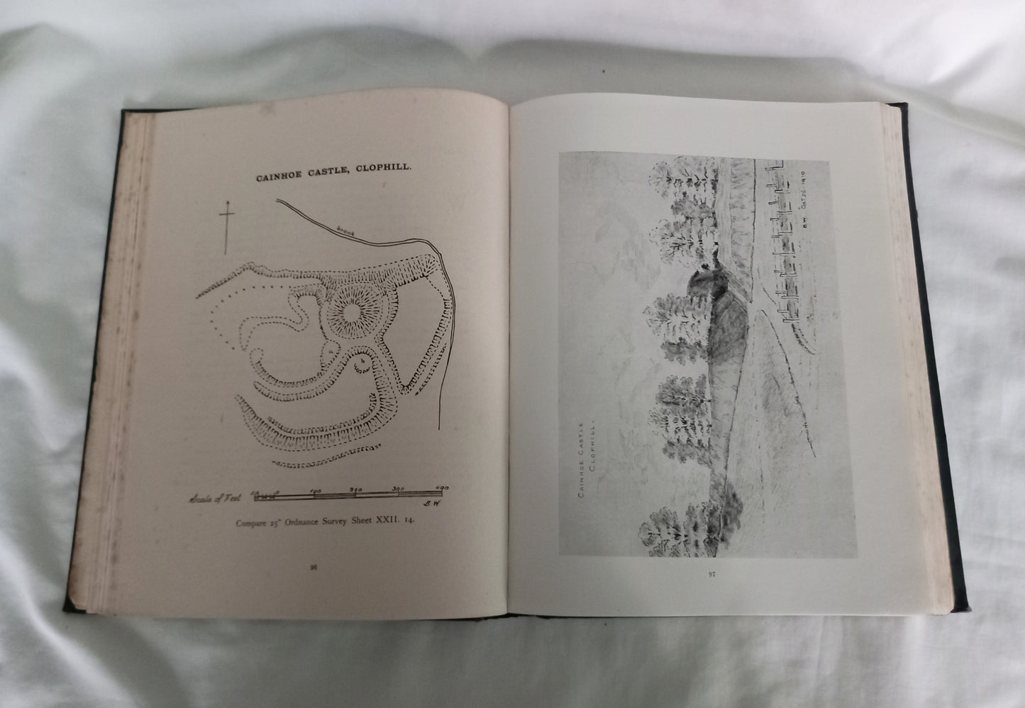 Rare book Earthworks Of Bedfordshire by Beauchamp Wadmore 1920 Illustrated