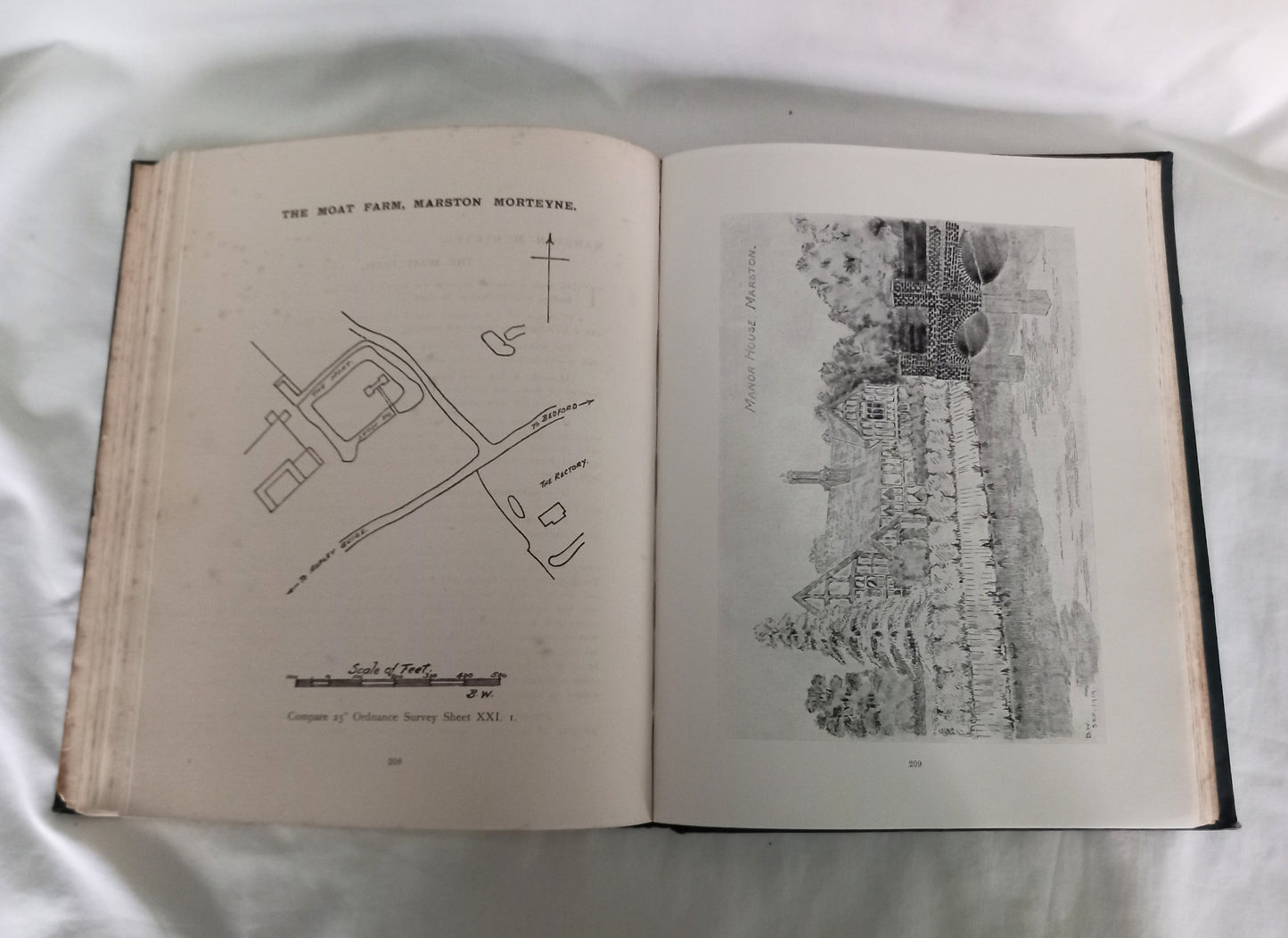 Rare book Earthworks Of Bedfordshire by Beauchamp Wadmore 1920 Illustrated