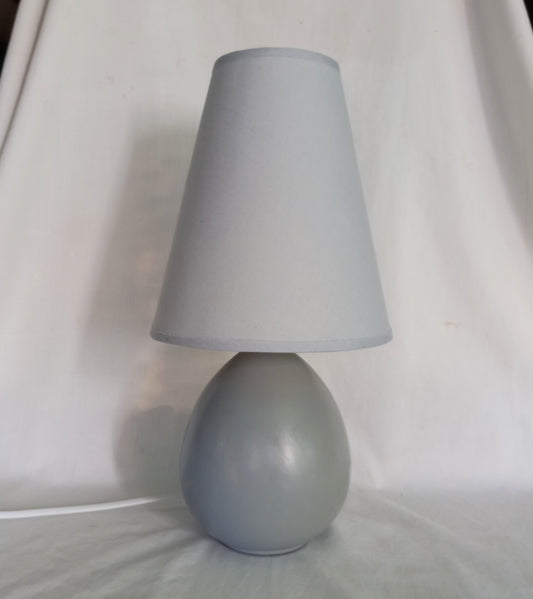 2004 Servlite blue table lamp with matching shade