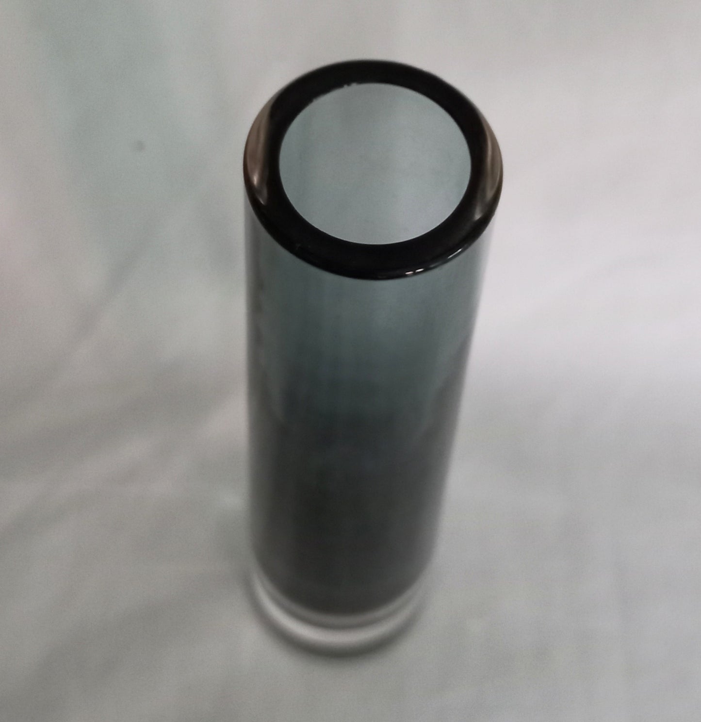 Vintage Whitefriars 9655 Indigo Glass Chimney Vase 6.75" Rare Colour