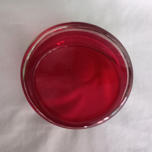 Whitefriars #9514 ruby red Off Centre cased glass bowl