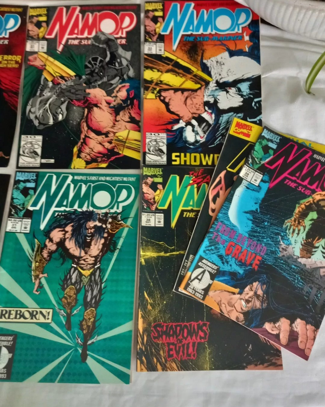 Namor The Sub-Mariner Marvel 12 Comic lot 1990 #1 28 30 31 33 34 35 36 37 38 39