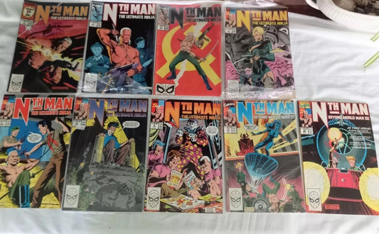 Nth Man The Ultimate Ninja DC Comics 1989 #1-6 8 11-12 first issue 9 comic lot
