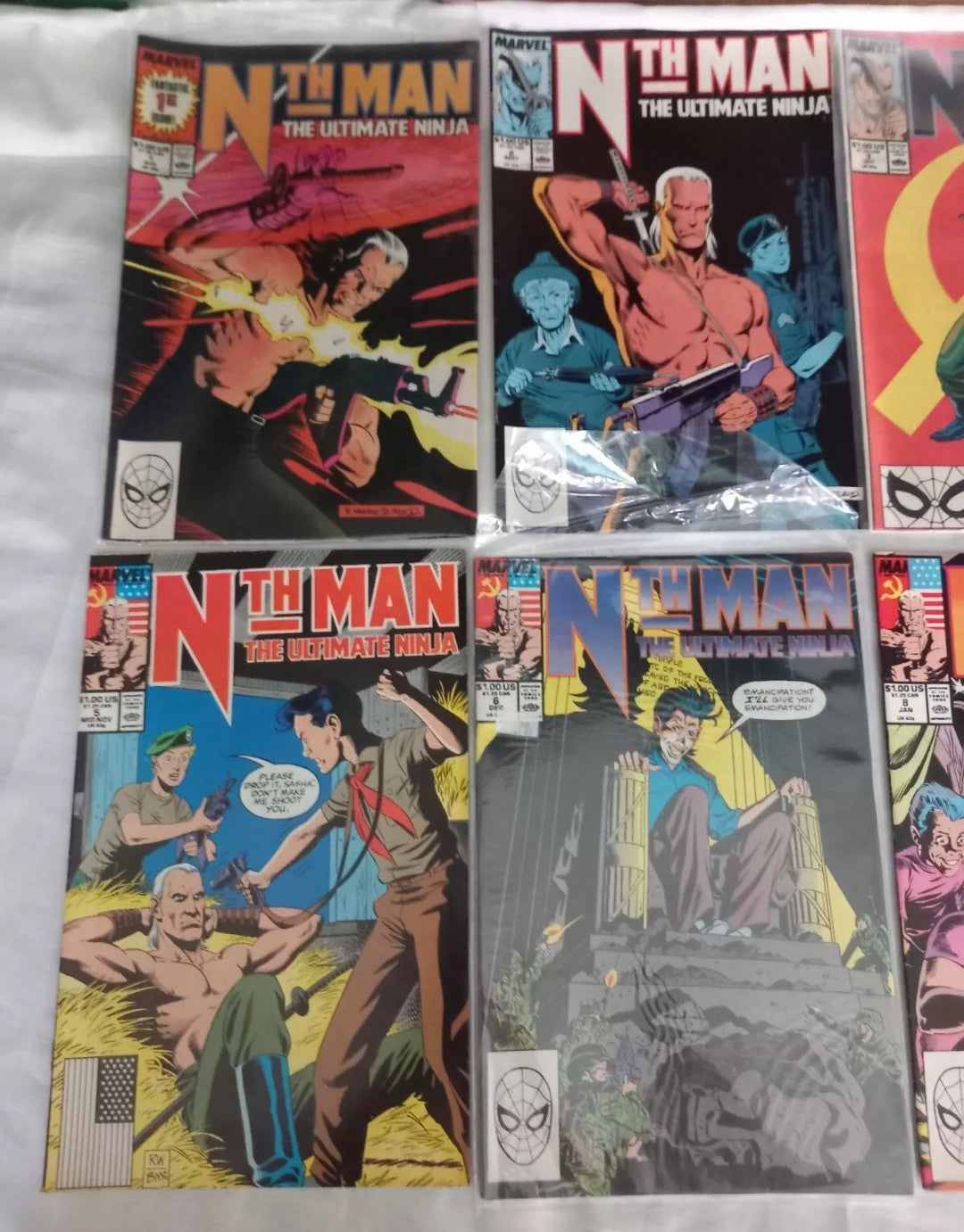 Nth Man The Ultimate Ninja DC Comics 1989 #1-6 8 11-12 first issue 9 comic lot