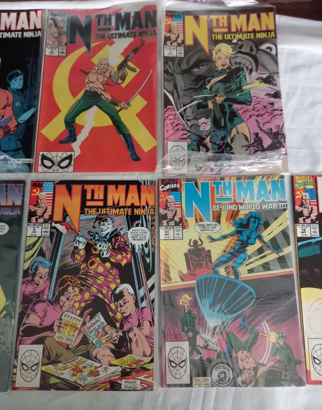 Nth Man The Ultimate Ninja DC Comics 1989 #1-6 8 11-12 first issue 9 comic lot