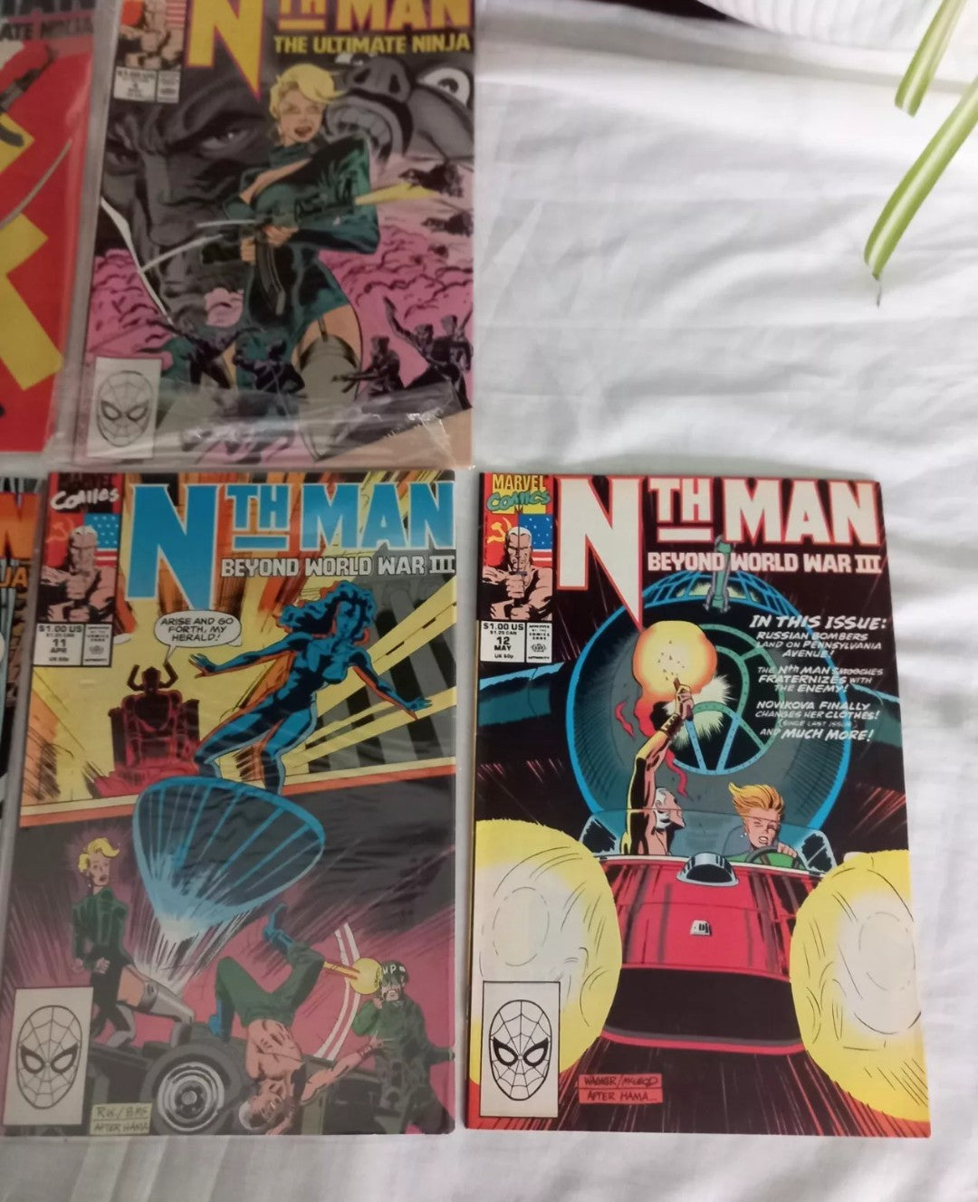 Nth Man The Ultimate Ninja DC Comics 1989 #1-6 8 11-12 first issue 9 comic lot