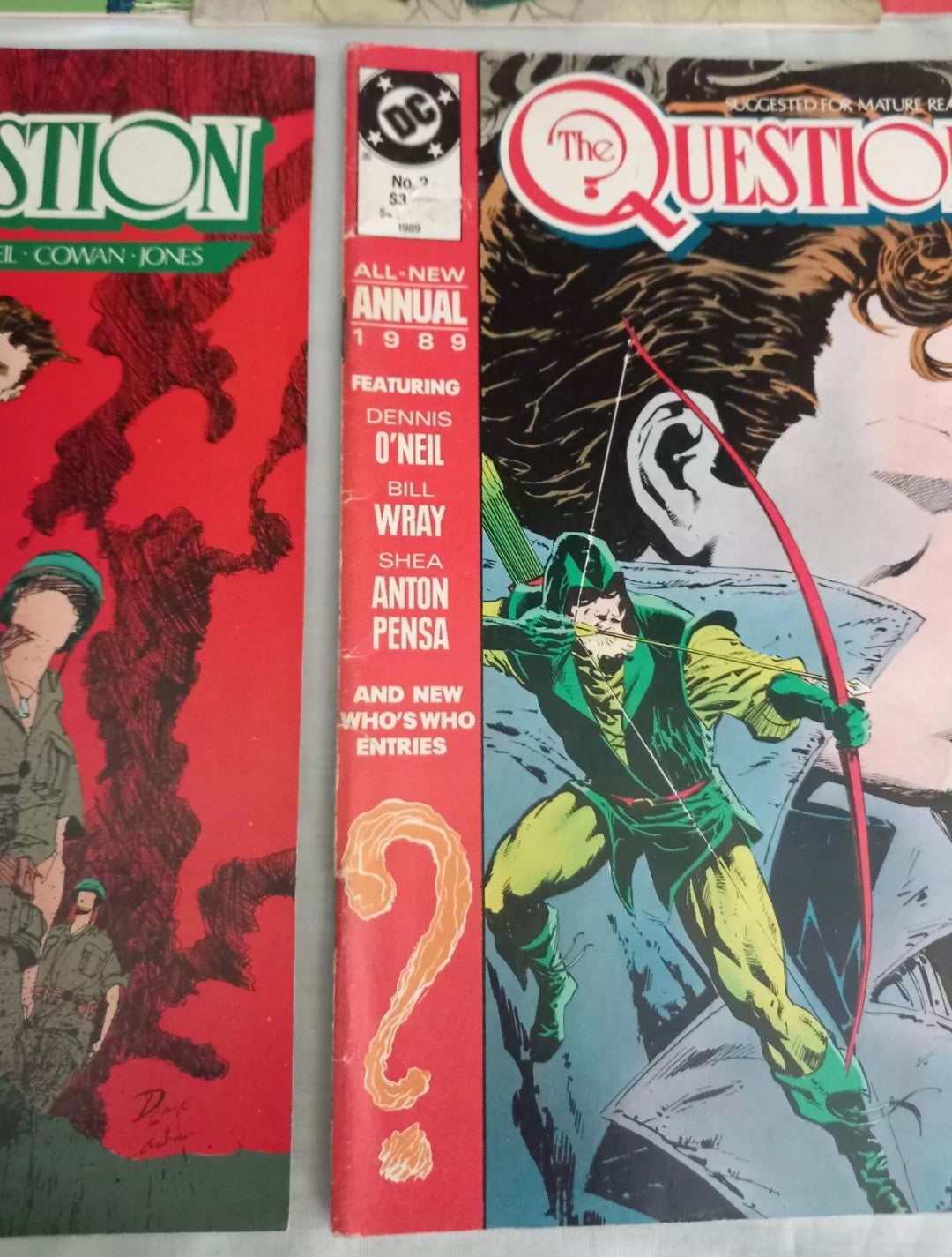 The Question DC Comics 1988 #21 23-26 28 30 32 & Annual 2 1989 job lot
