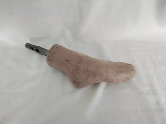 Vintage bespoke OOAK shoemaker's last curiosity oddity collectors piece