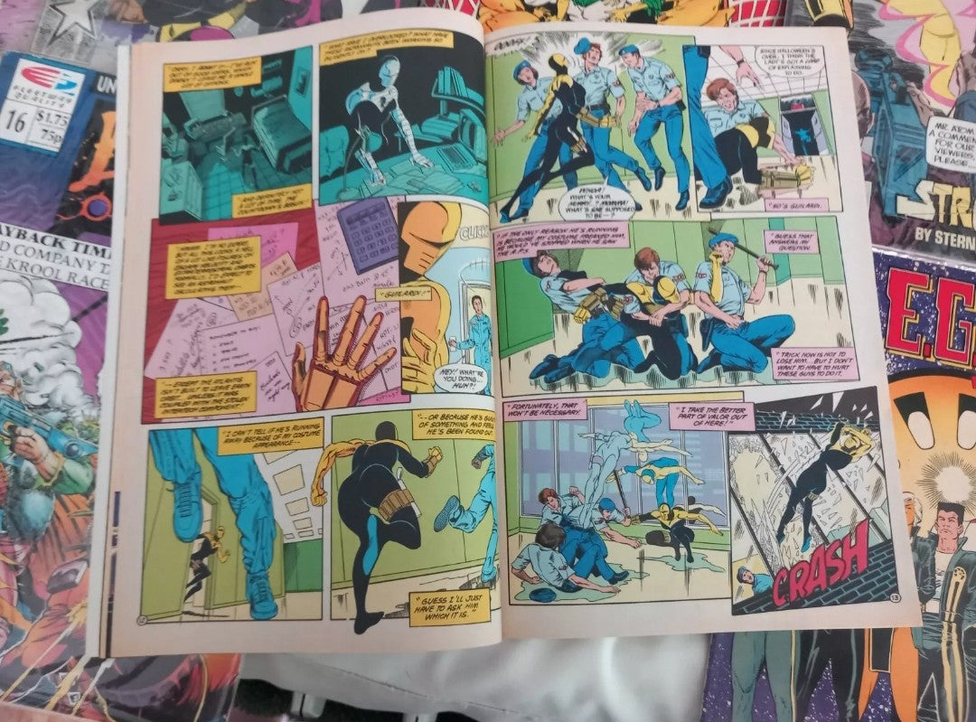 DC Copper Age 9 comic mixed lot Spectre Arion Starman Atom Legion 90 c1990