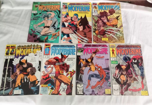 Marvel Comics Presents Wolverine 1989 comic lot #41 42 43 44 45 48 49
