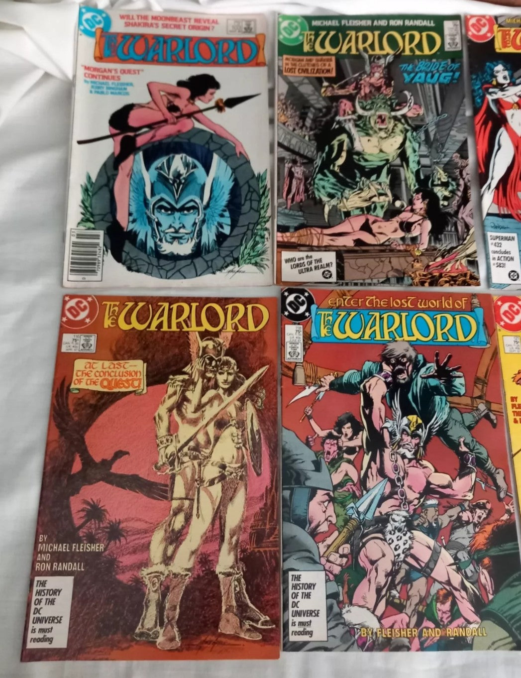Warlord DC Comics 1985 #103 107 109 111 112 116 118 121 123 124 125 127 comic lot