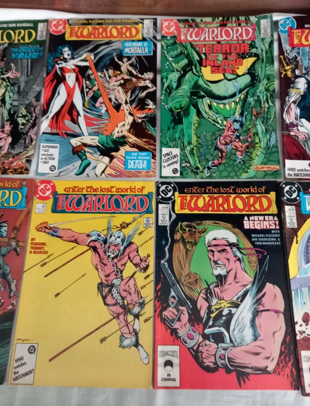Warlord DC Comics 1985 #103 107 109 111 112 116 118 121 123 124 125 127 comic lot