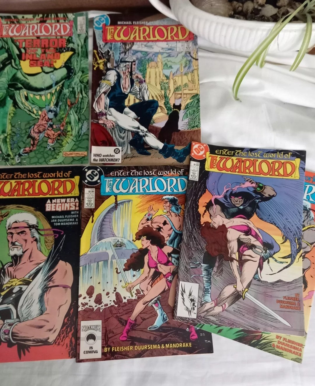Warlord DC Comics 1985 #103 107 109 111 112 116 118 121 123 124 125 127 comic lot