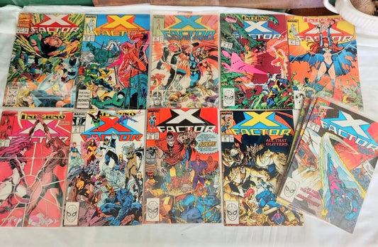 X Factor Marvel Comics 1990-3 #8 23 32 36-39 41-42 51 53-55 57 comic lot