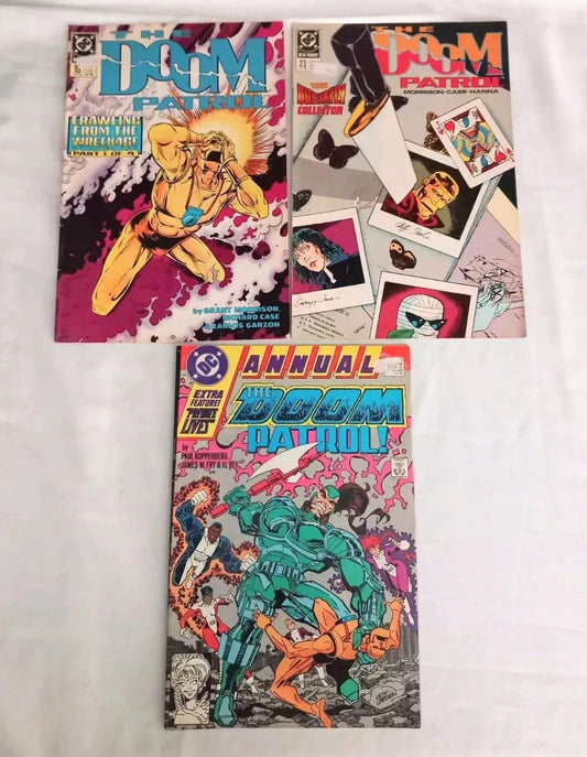 The Doom Patrol #19 23 and Annual 1 DC Comics 1989 1st appearance of Crazy Jane